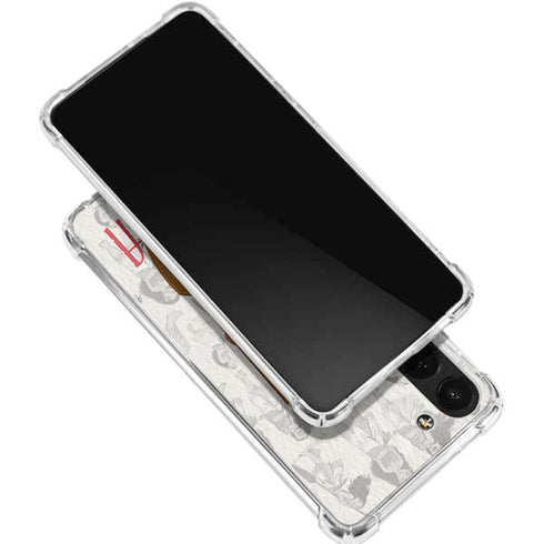 Disney Princess Moana Pattern Galaxy S24 FE Clear Case